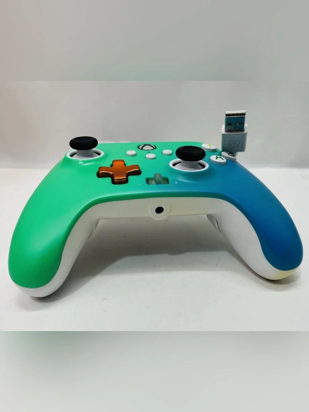 Microsoft Xbox One Green Blue Controller! ~ Work